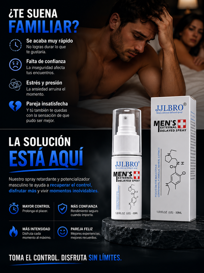 Spray Retardante Premium para Hombres — Mayor Control y Confianza