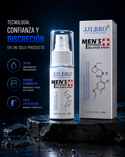 Spray Retardante Premium para Hombres — Mayor Control y Confianza