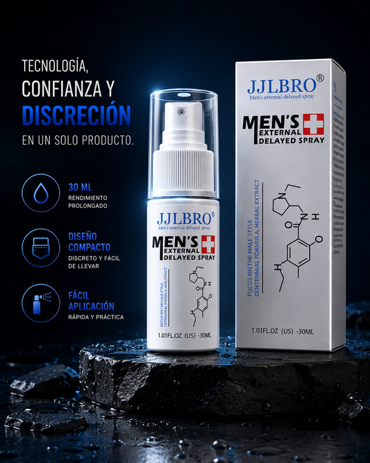 Spray Retardante Premium para Hombres — Mayor Control y Confianza