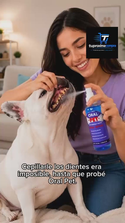 OralPet Spray Bucal Mascotas | Aliento Fresco y Cuidado Dental